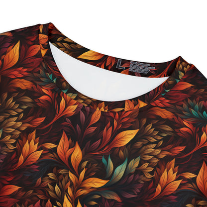 Fall Leaves Women's Short Sleeve Shirt (AOP)
