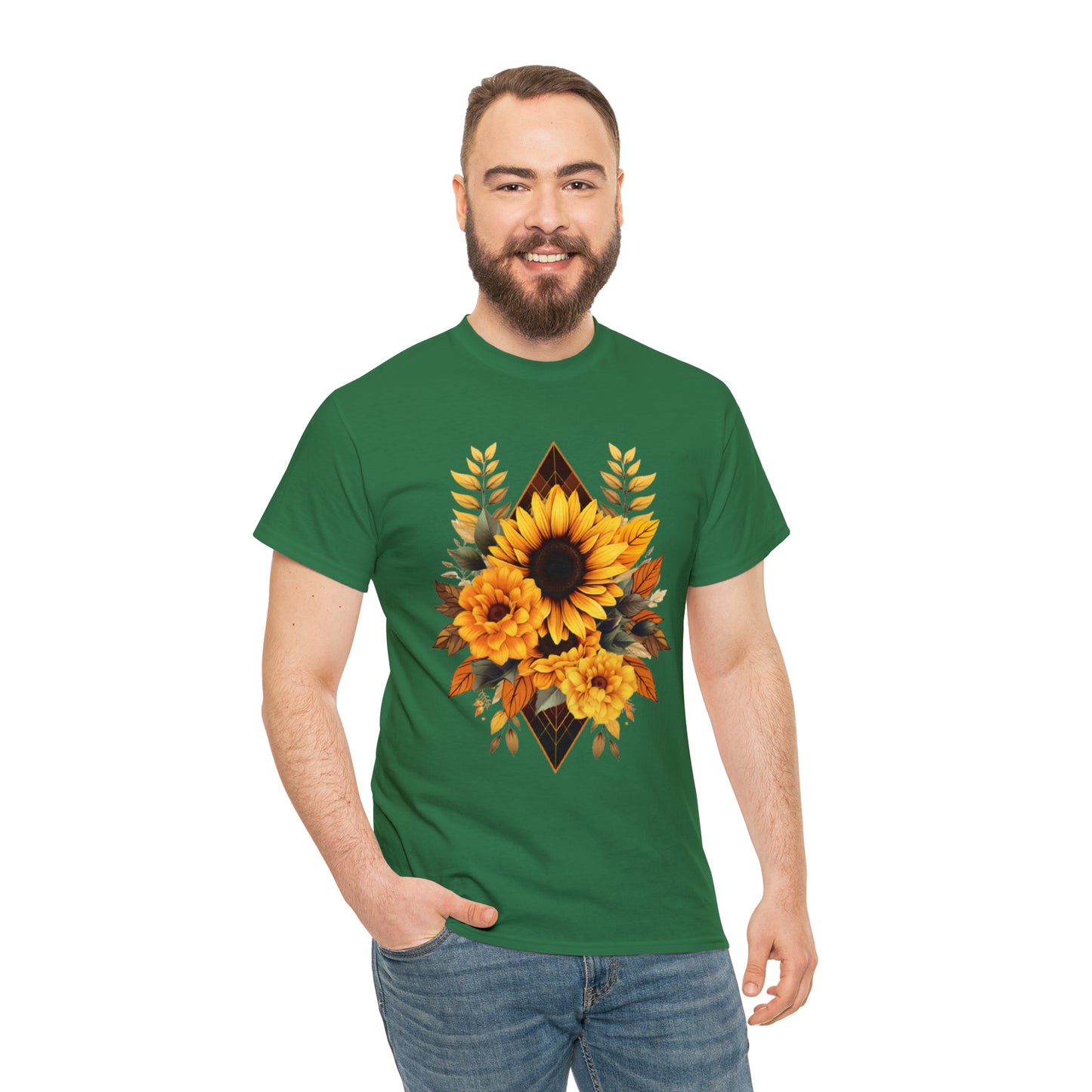 Sunflowers Unisex Heavy Cotton Tee