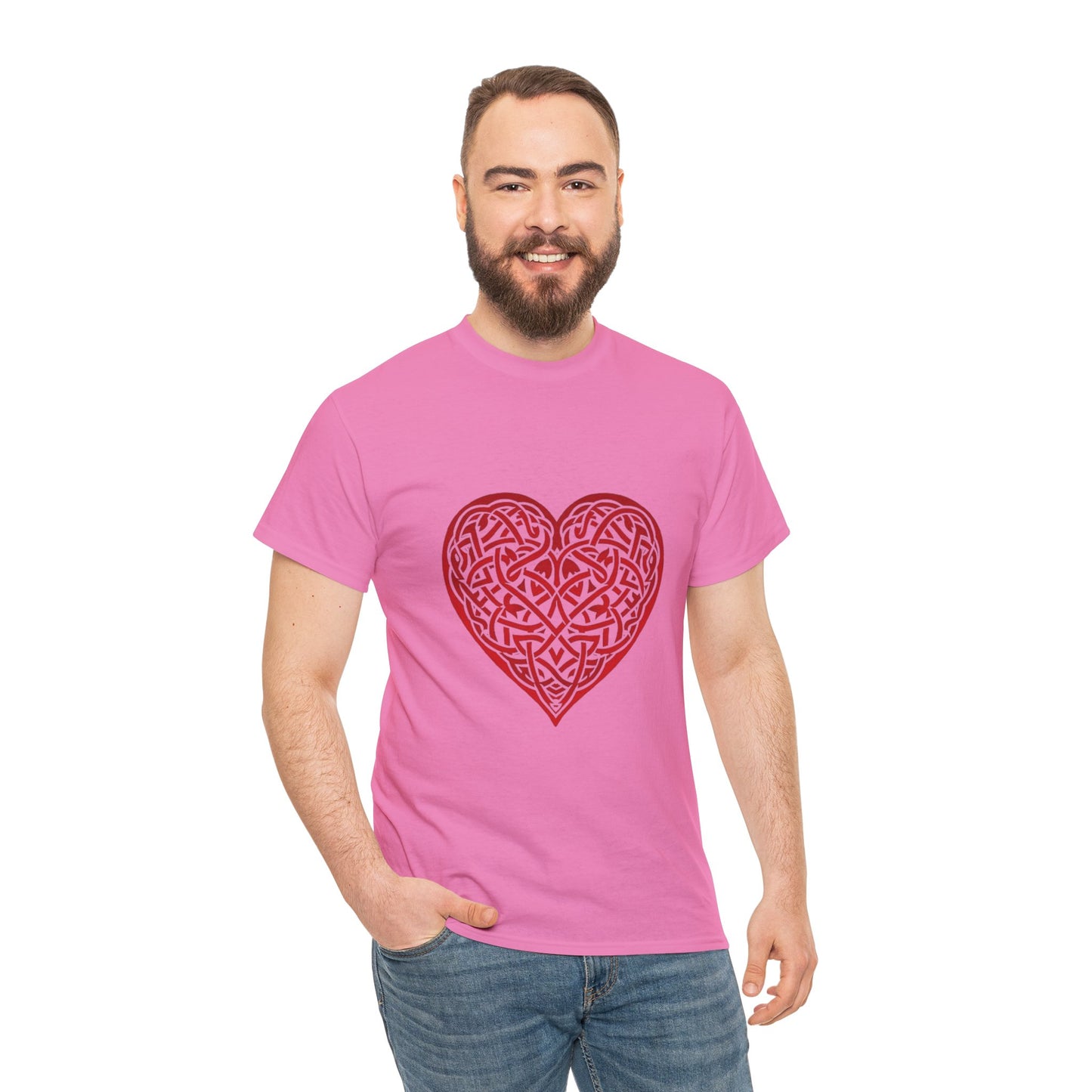 Celtic Heart Unisex Heavy Cotton Tee