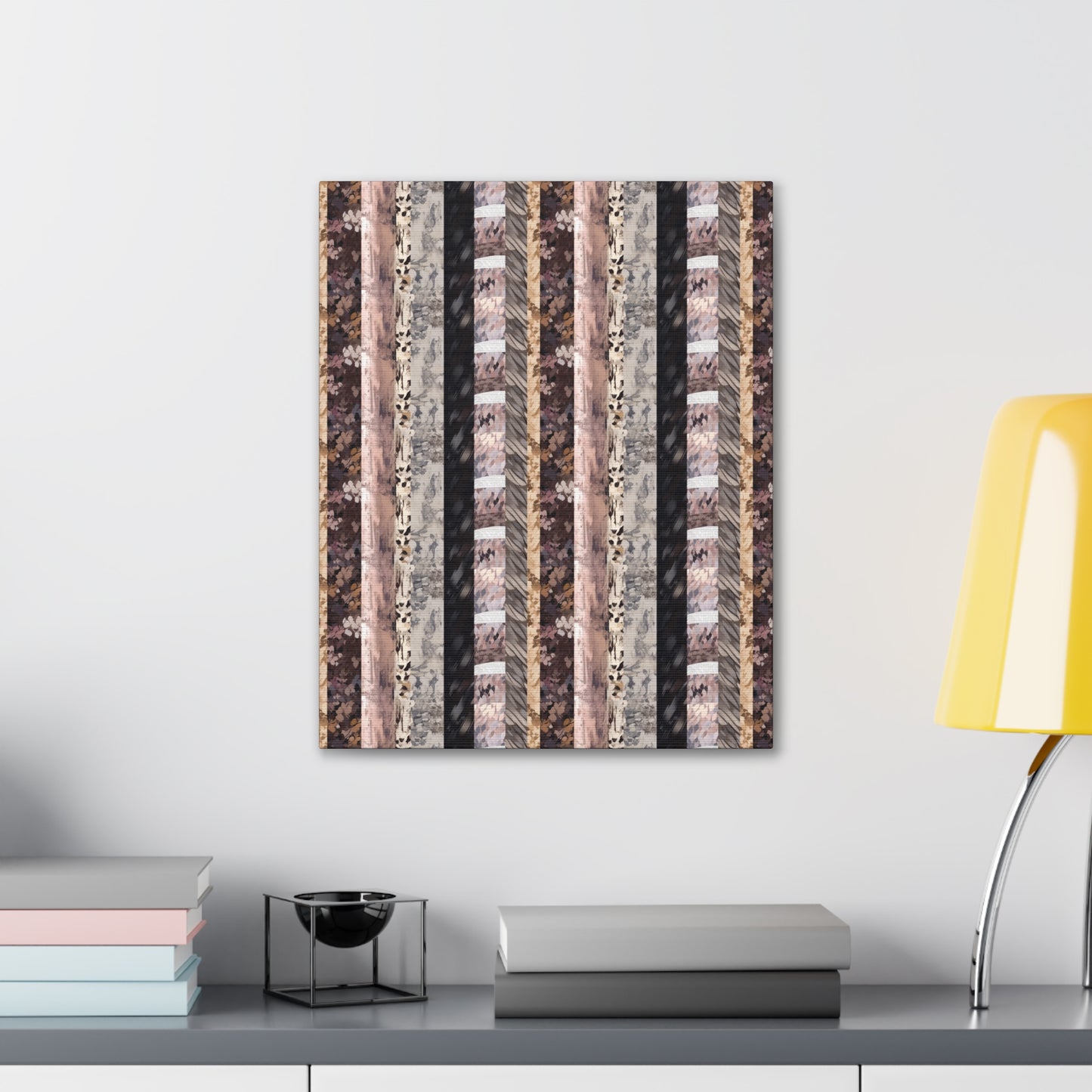 Textured Stripes Canvas Gallery Wrap