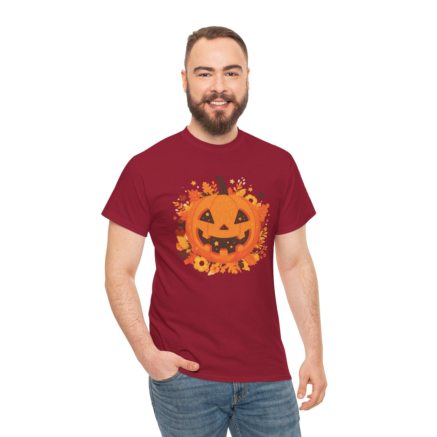Jack-O-Lantern Unisex Heavy Cotton Tee