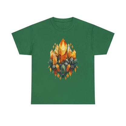 Earthen Crystal Cluster Unisex Heavy Cotton Tee