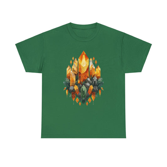 Earthen Crystal Cluster Unisex Heavy Cotton Tee
