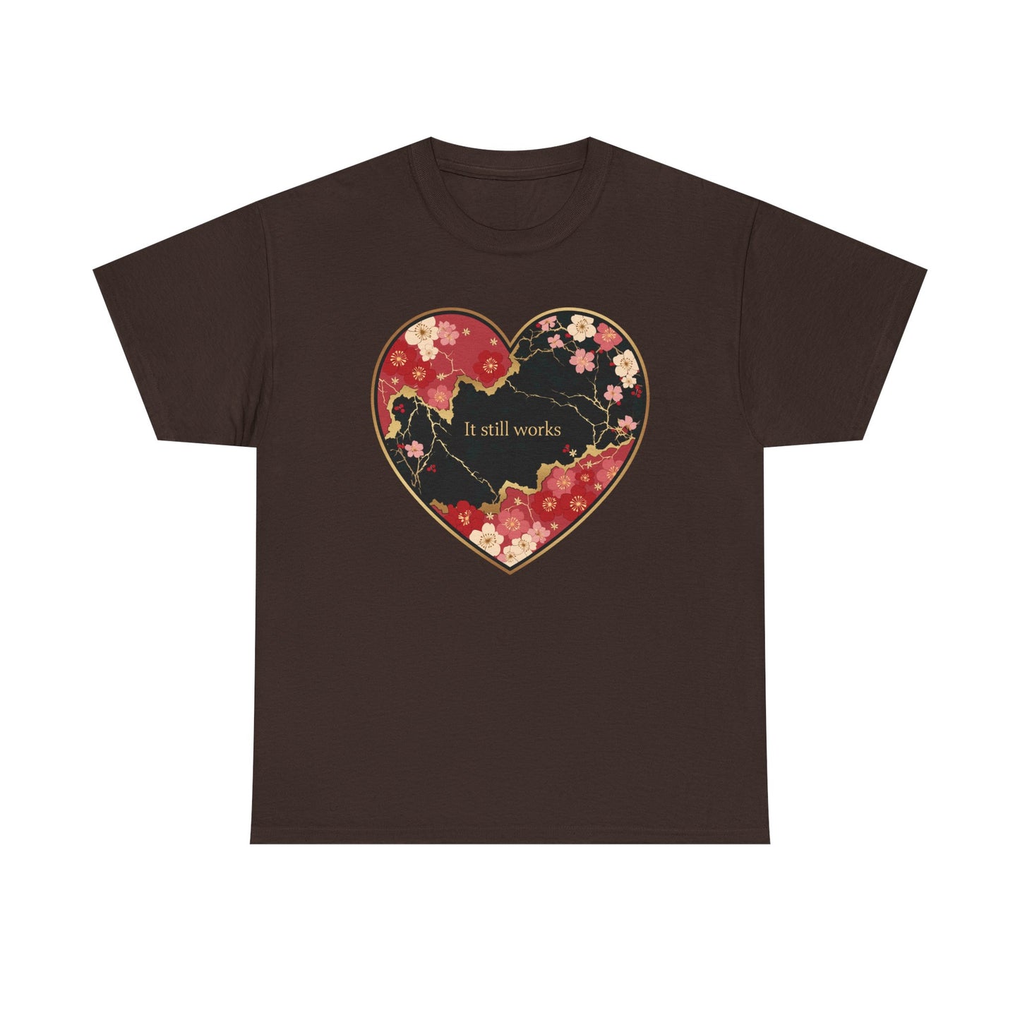 Kintsugi Heart Unisex Heavy Cotton Tee