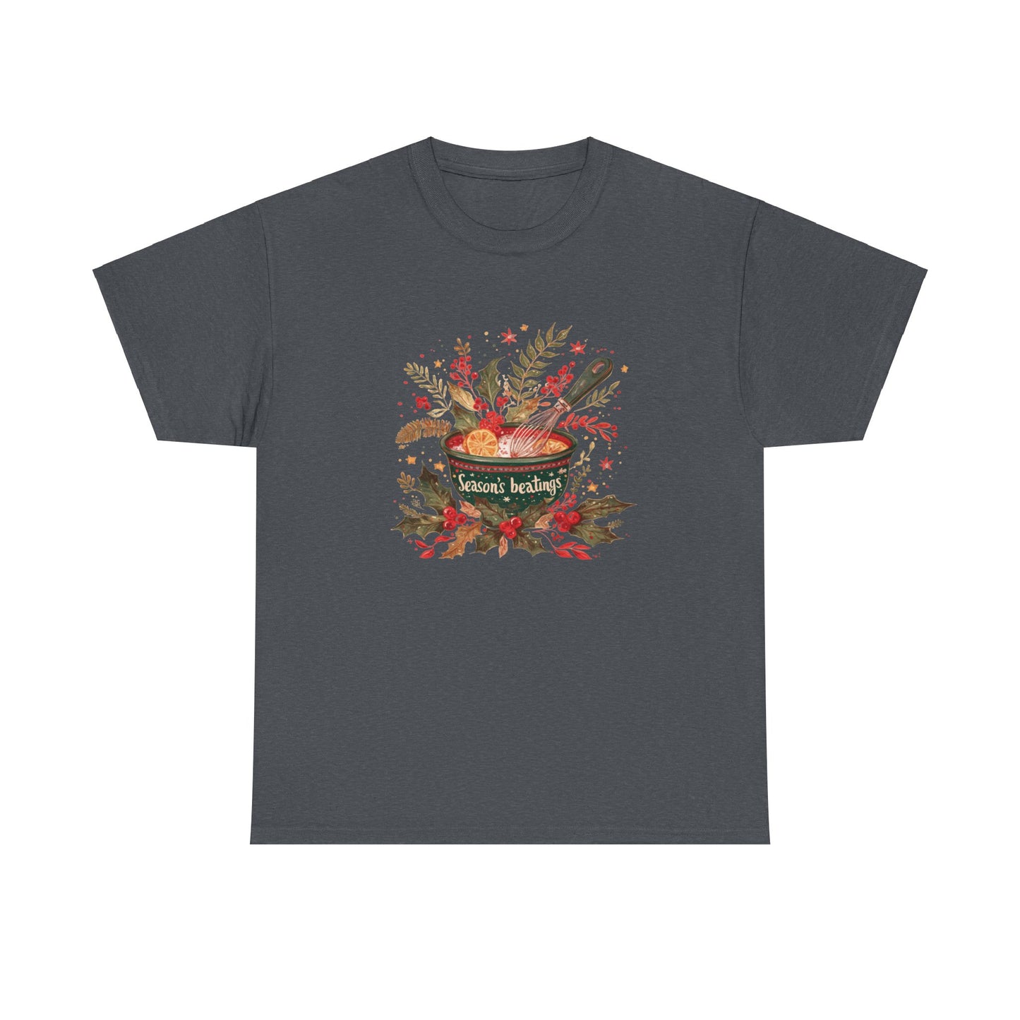Season's Beatings (Baking) Unisex Heavy Cotton Tee