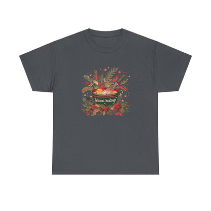 Season's Beatings (Baking) Unisex Heavy Cotton Tee