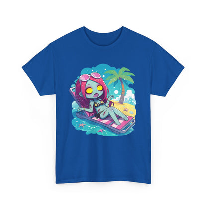 Beach Babe Zombie Unisex Heavy Cotton Tee