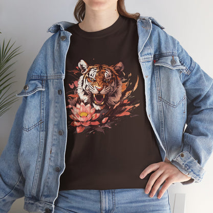 Lotus Tiger Unisex Heavy Cotton Tee