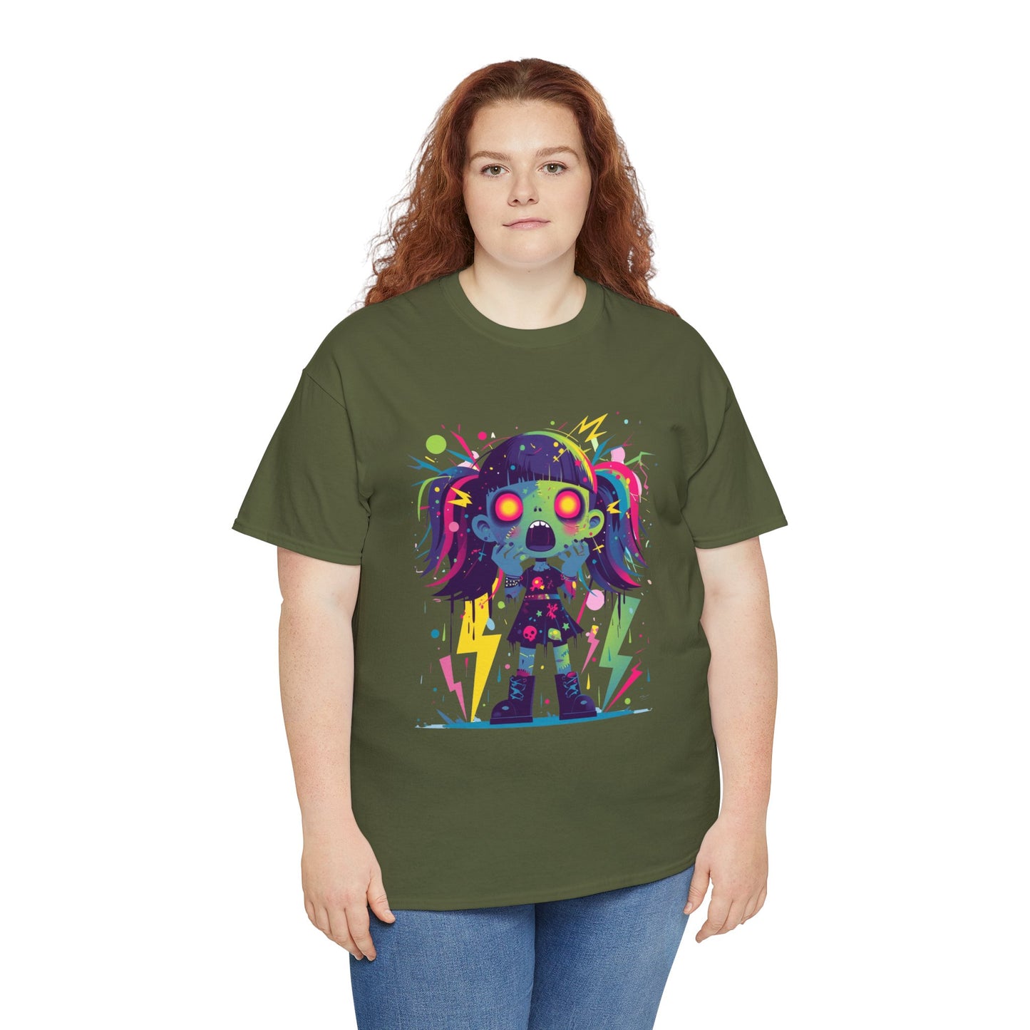 Electrified Zombie Unisex Heavy Cotton Tee
