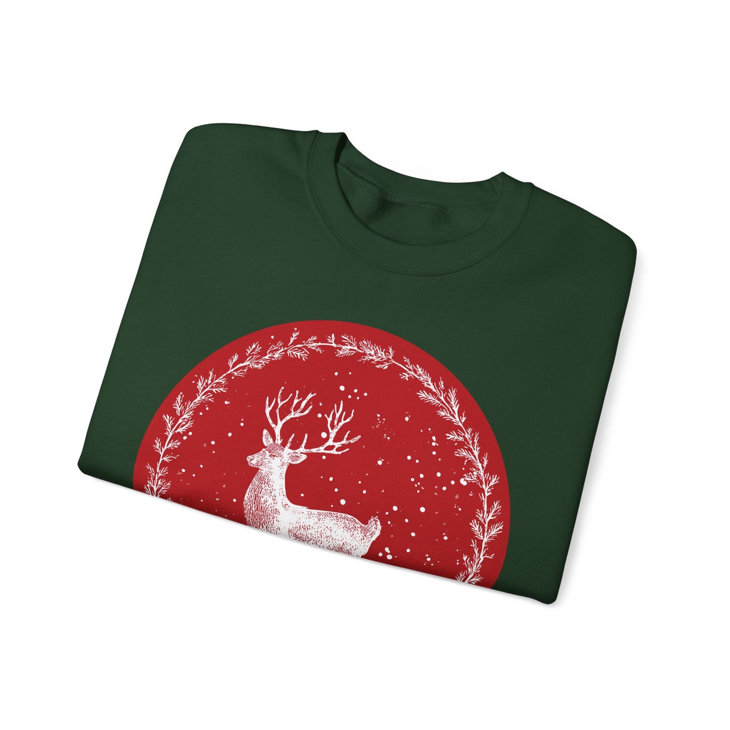 Rustic Deer Unisex Heavy Blend™ Crewneck Sweatshirt