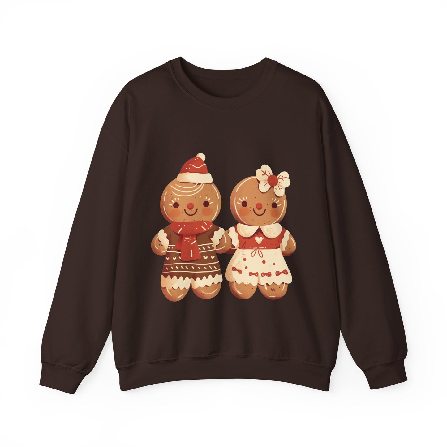 Gingerbread Couple Unisex Heavy Blend™ Crewneck Sweatshirt