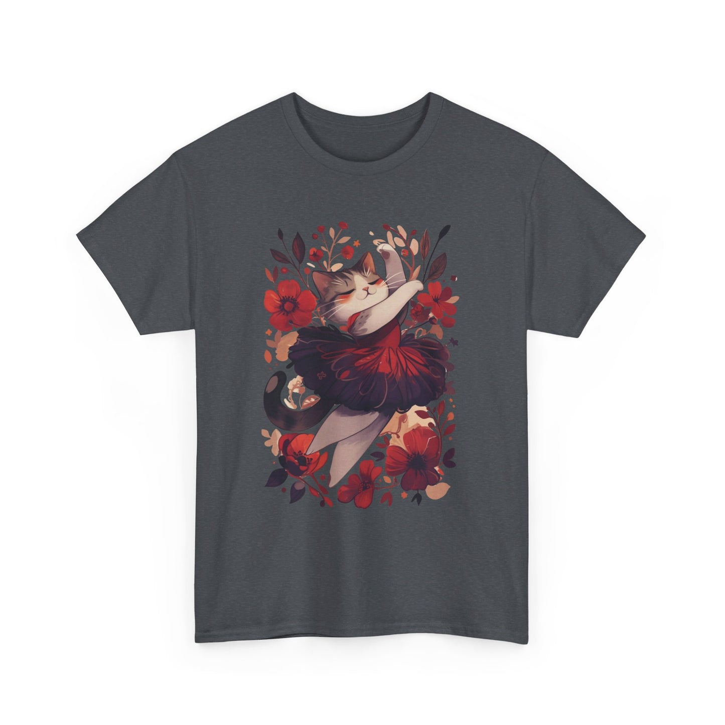 Ballet Cat Unisex Heavy Cotton Tee