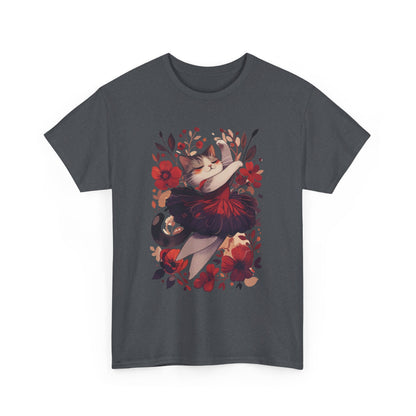 Ballet Cat Unisex Heavy Cotton Tee