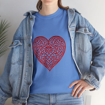 Celtic Heart Unisex Heavy Cotton Tee