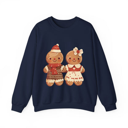 Gingerbread Couple Unisex Heavy Blend™ Crewneck Sweatshirt