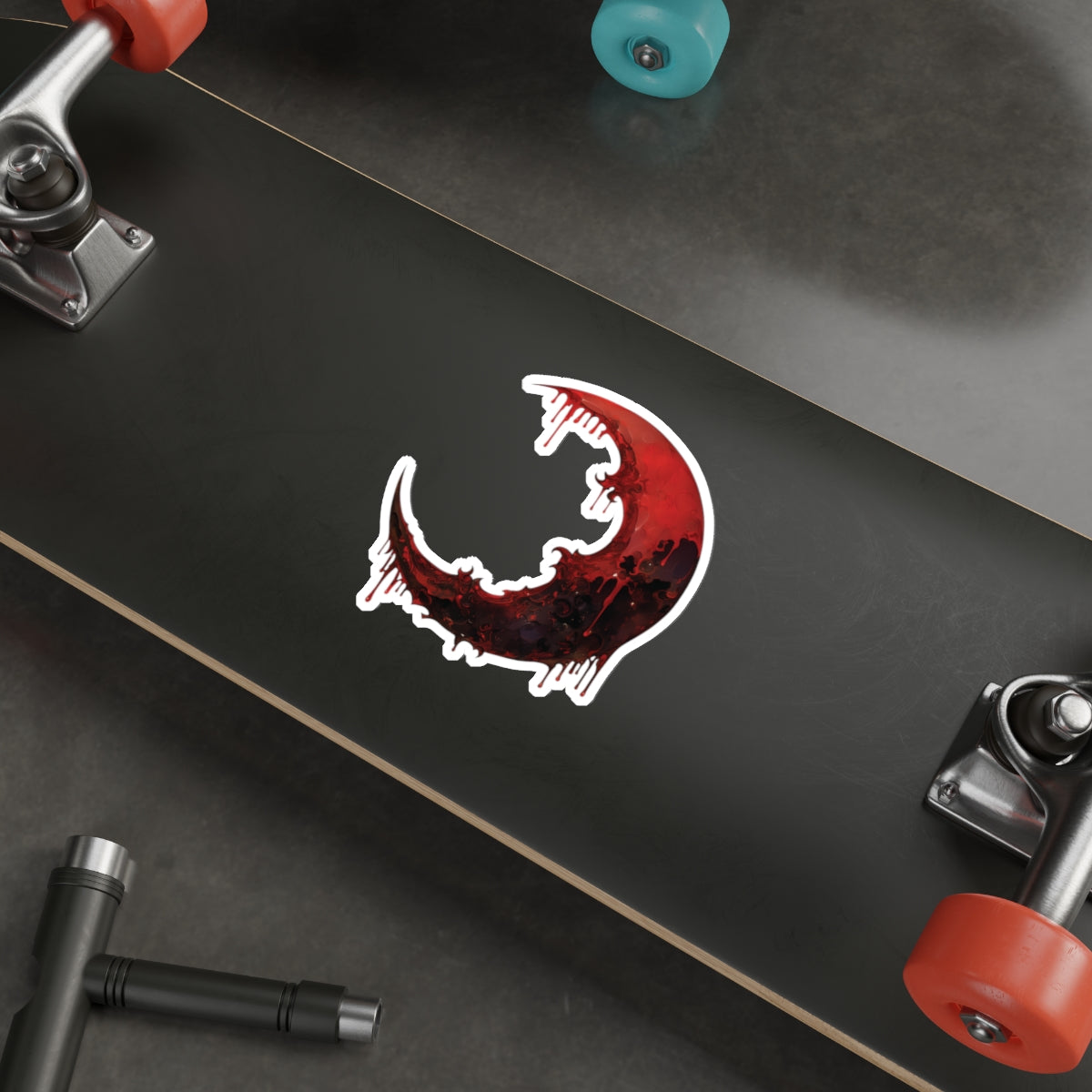 Blood Moon Die-Cut Stickers