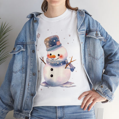Snowman Unisex Heavy Cotton Tee