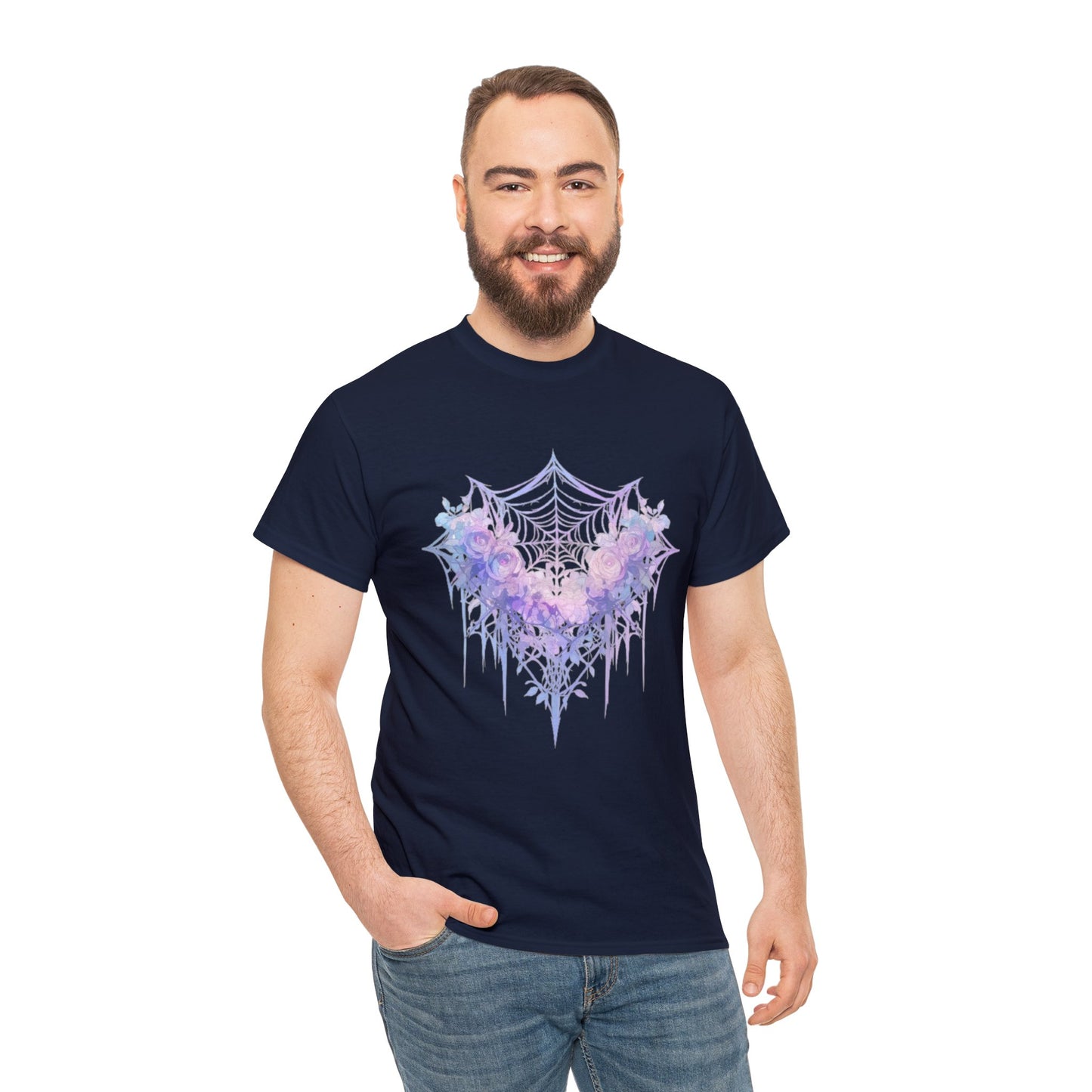 Web Heart Unisex Heavy Cotton Tee