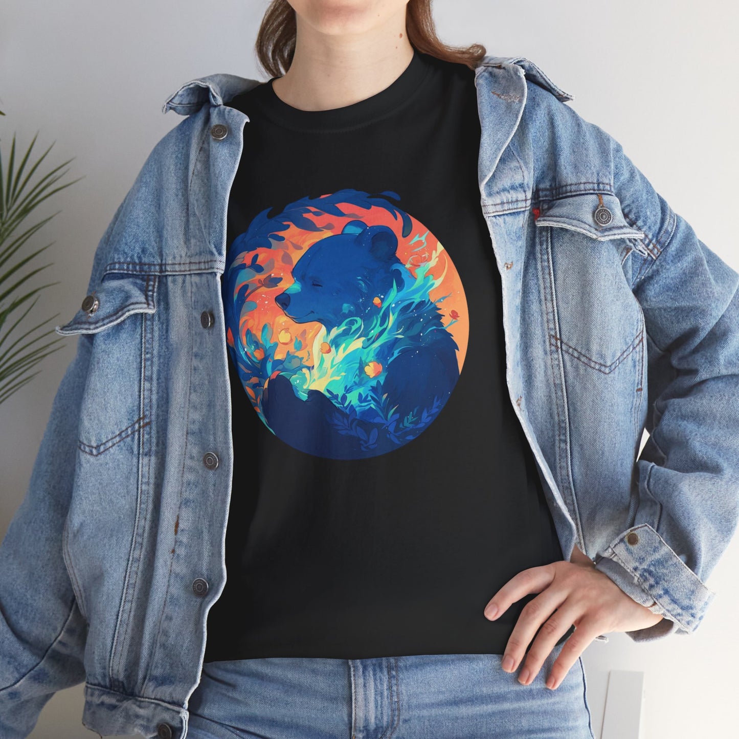 Elemental Bear Unisex Heavy Cotton Tee