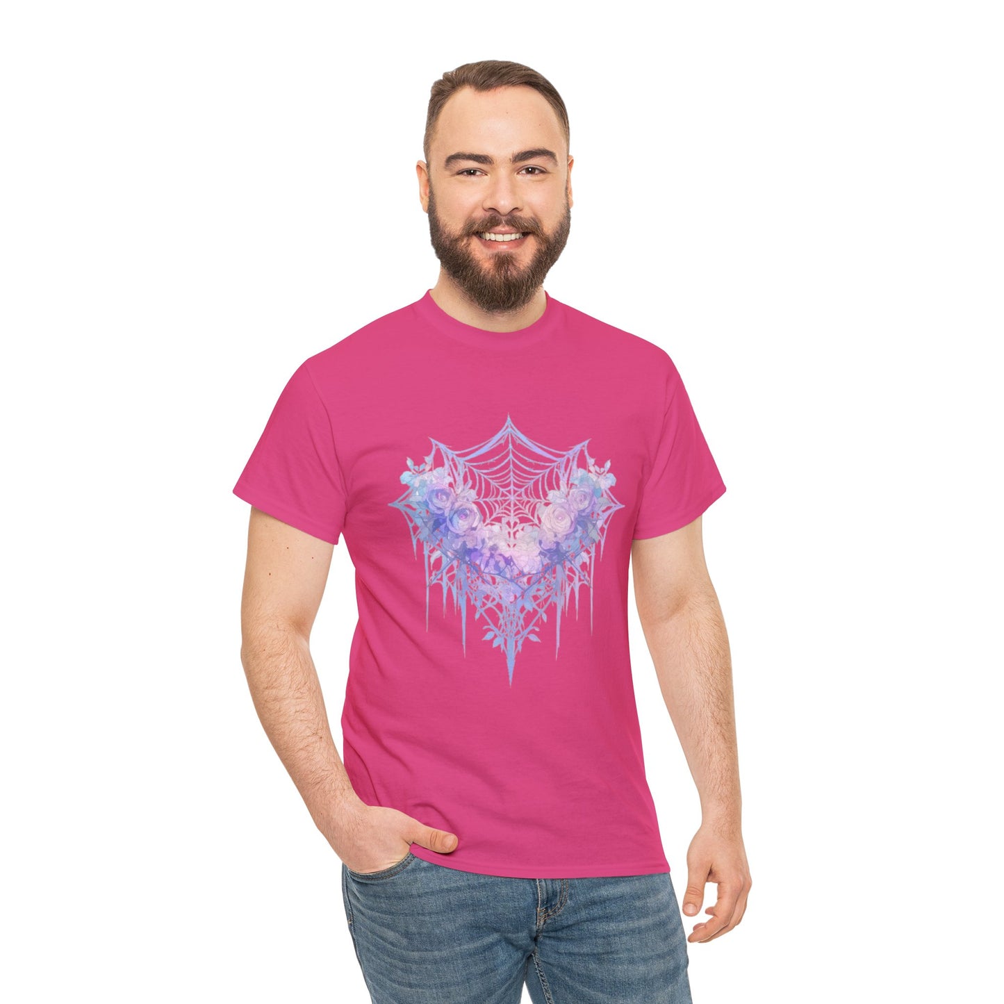 Web Heart Unisex Heavy Cotton Tee