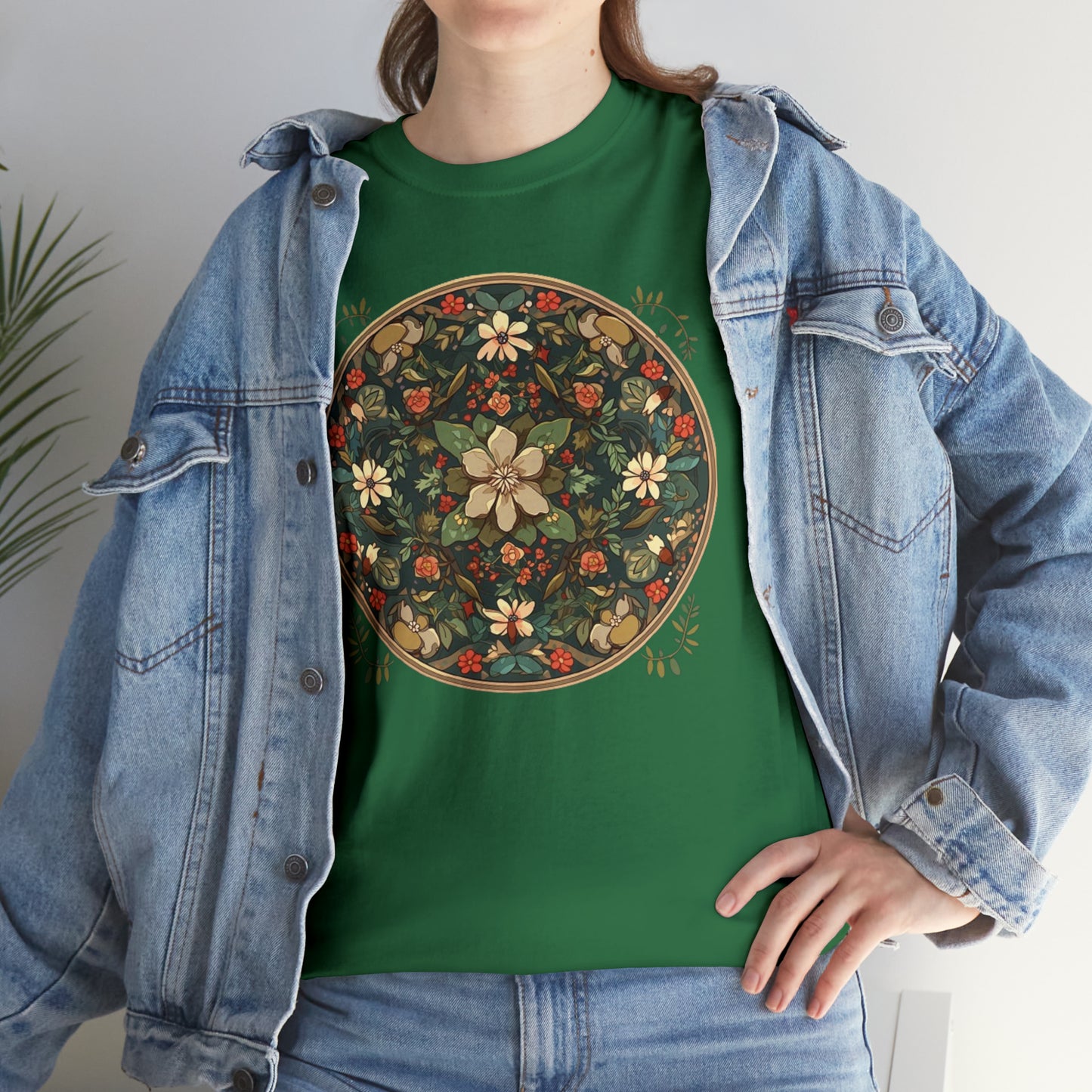 Druidic Mandala Unisex Heavy Cotton Tee