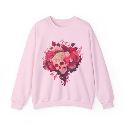 Skull Bouquet Unisex Heavy Blend™ Crewneck Sweatshirt