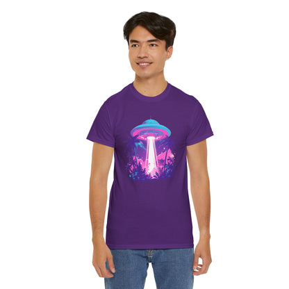 Tropical UFO Unisex Heavy Cotton Tee