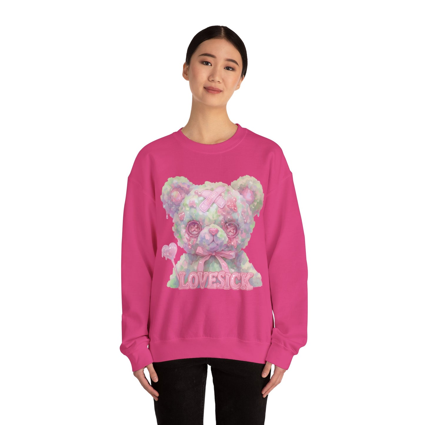 Lovesick Bear Unisex Heavy Blend™ Crewneck Sweatshirt