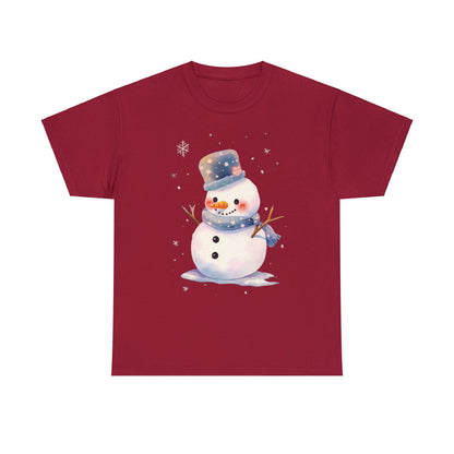 Snowman Unisex Heavy Cotton Tee