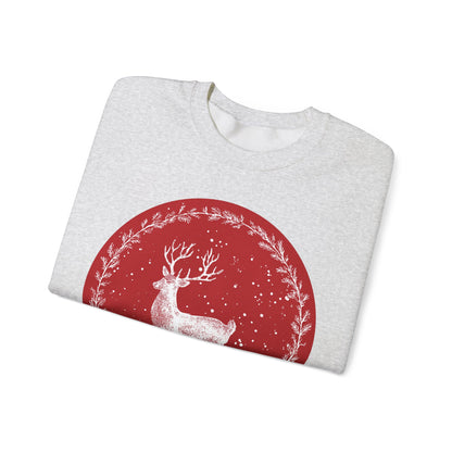 Rustic Deer Unisex Heavy Blend™ Crewneck Sweatshirt
