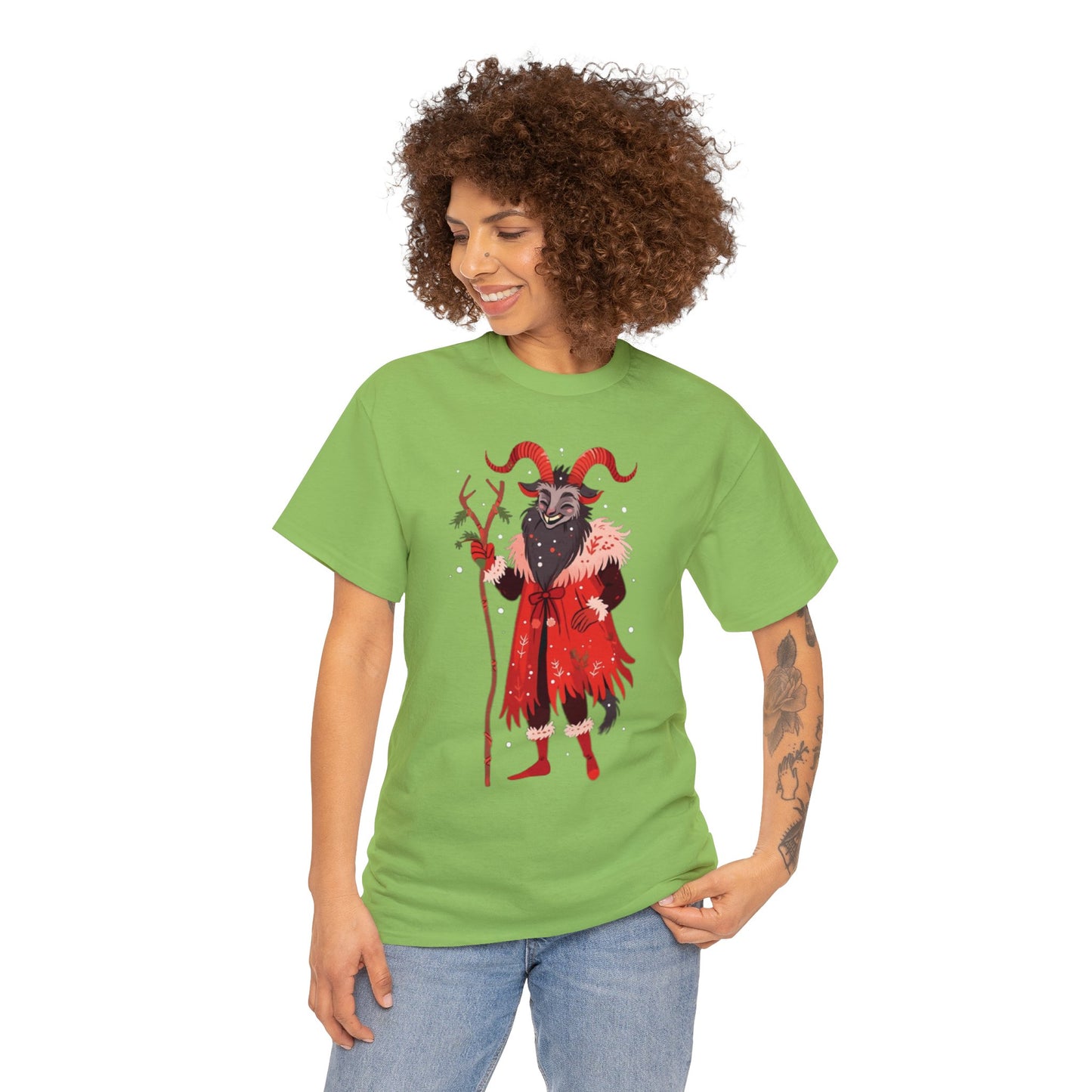 Merry Krampus Unisex Heavy Cotton Tee