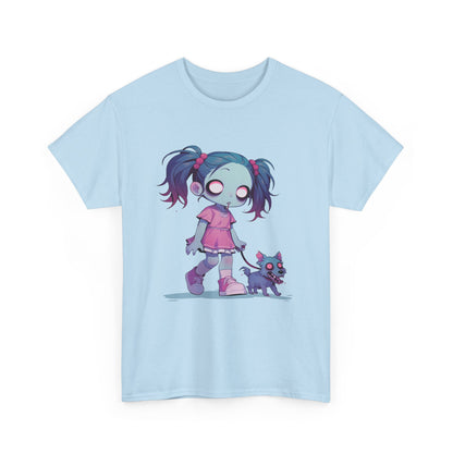 Zombie Dog Walker Unisex Heavy Cotton Tee