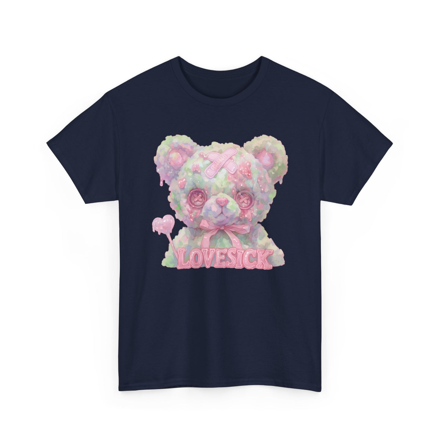 Lovesick Bear Unisex Heavy Cotton Tee