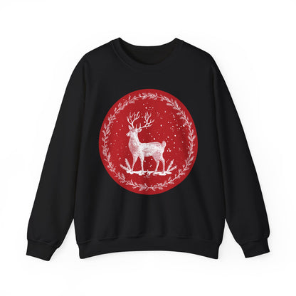 Rustic Deer Unisex Heavy Blend™ Crewneck Sweatshirt