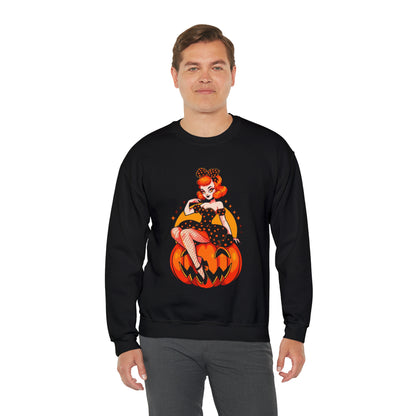 Pumpkin Pinup Unisex Heavy Blend™ Crewneck Sweatshirt
