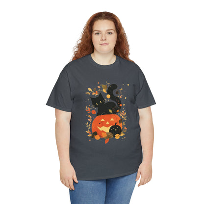 Spooky Kitty Unisex Heavy Cotton Tee