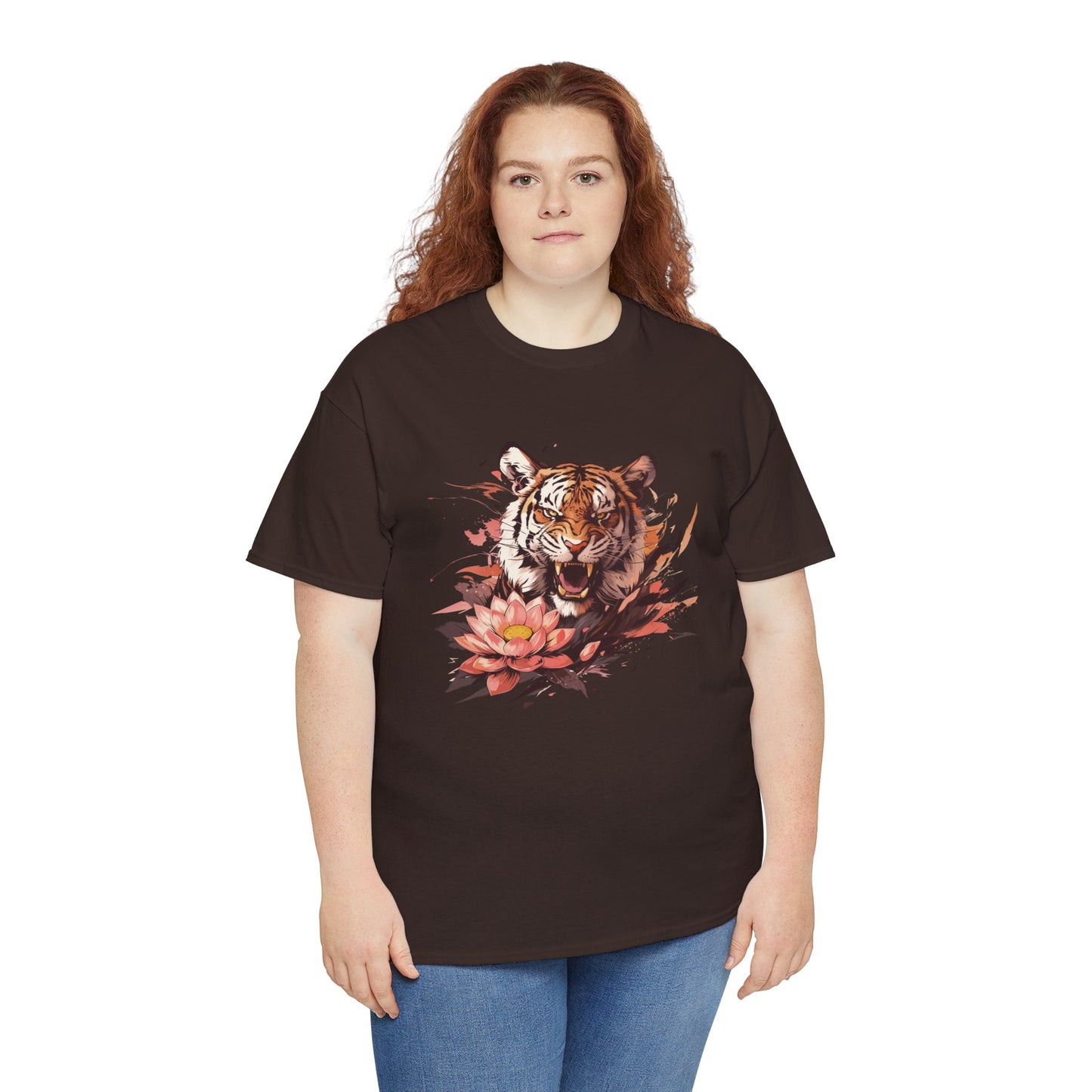 Lotus Tiger Unisex Heavy Cotton Tee