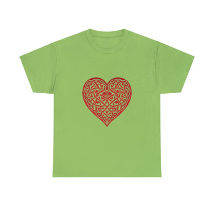 Celtic Heart Unisex Heavy Cotton Tee