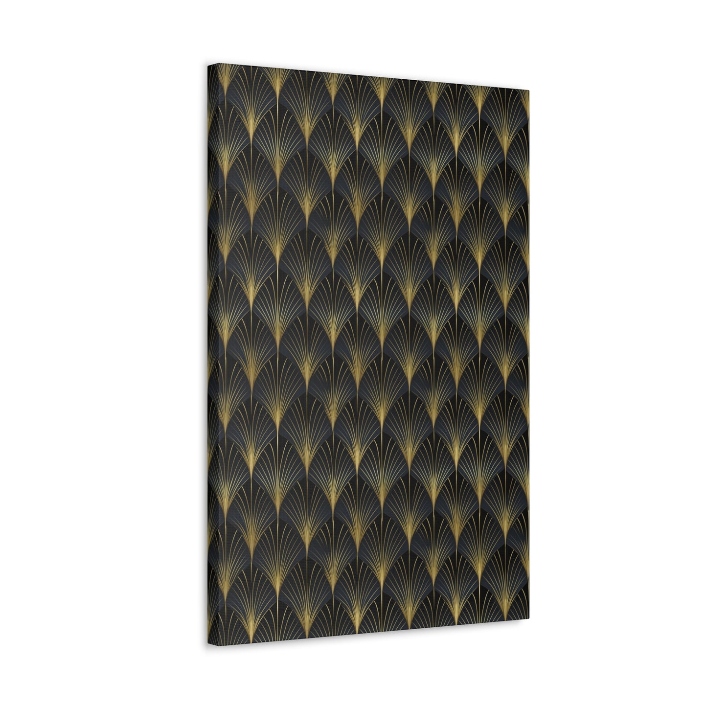 Art Deco Fans Canvas Gallery Wrap