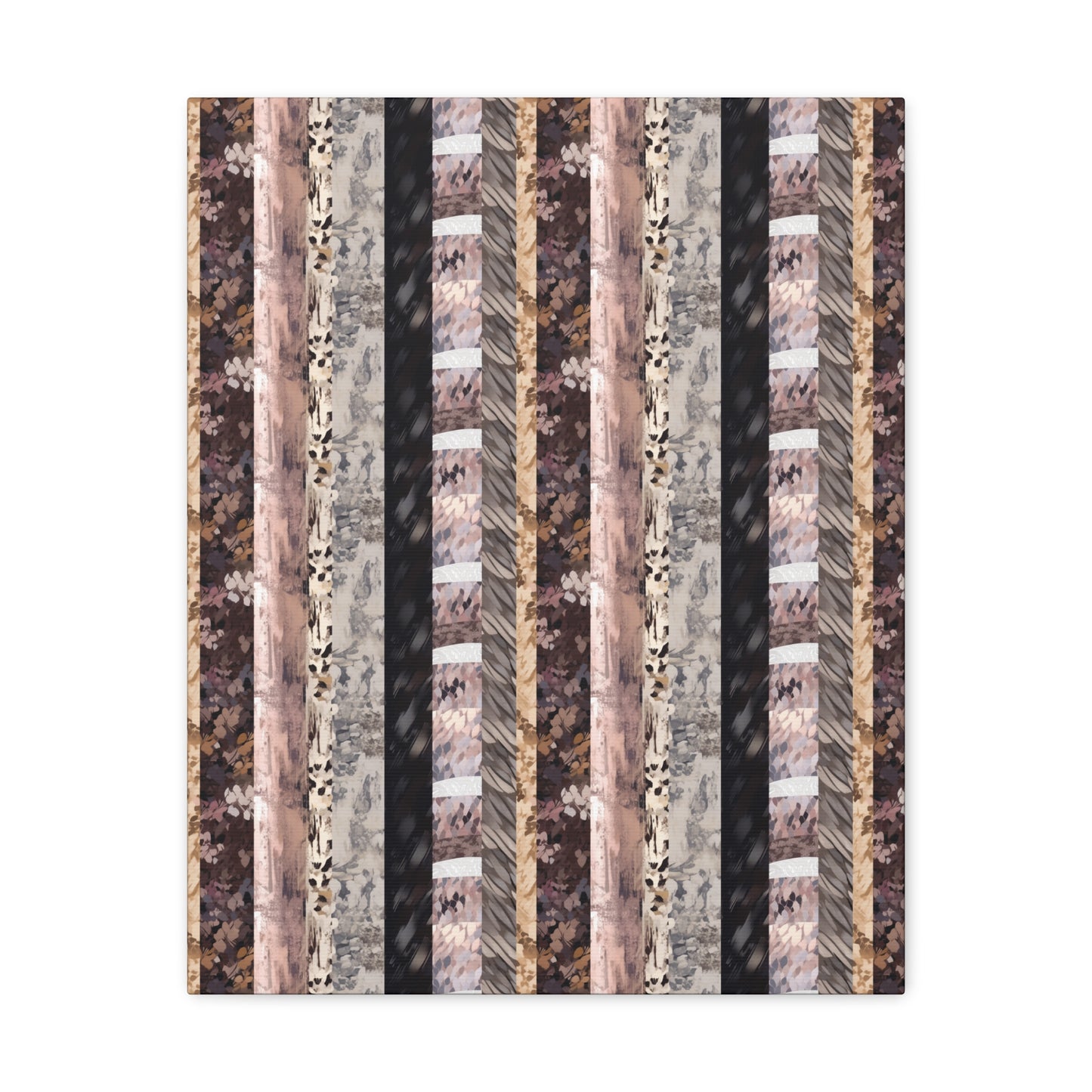 Textured Stripes Canvas Gallery Wrap