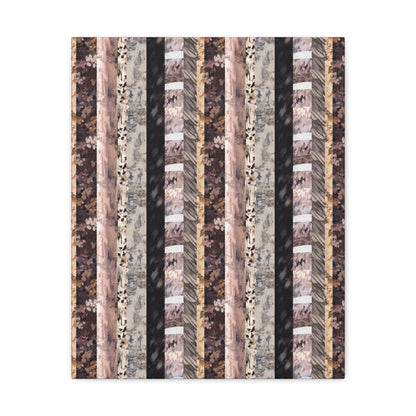 Textured Stripes Canvas Gallery Wrap