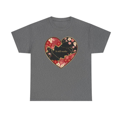 Kintsugi Heart Unisex Heavy Cotton Tee