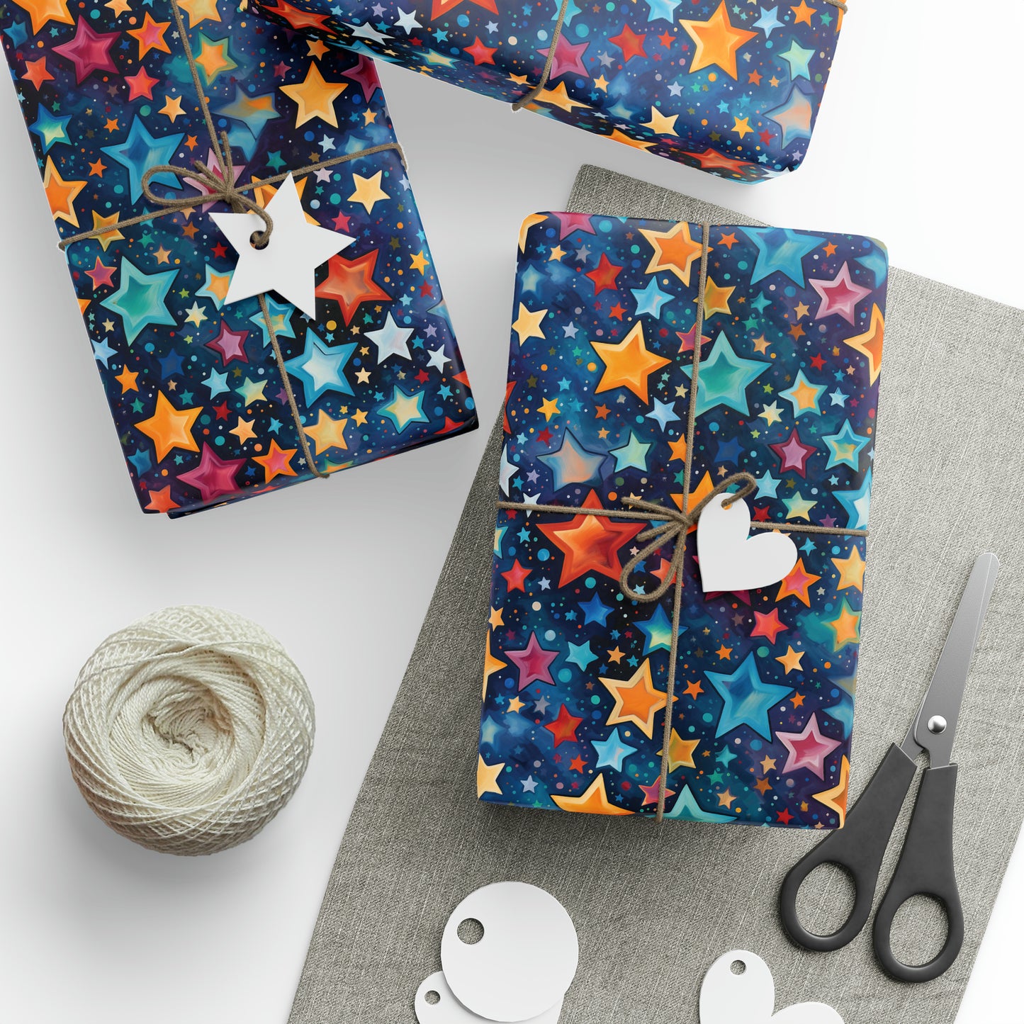 Shining Stars Wrapping Papers