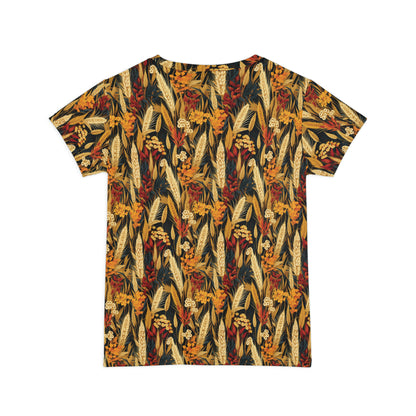Wheat Women's Short Sleeve Shirt (AOP)