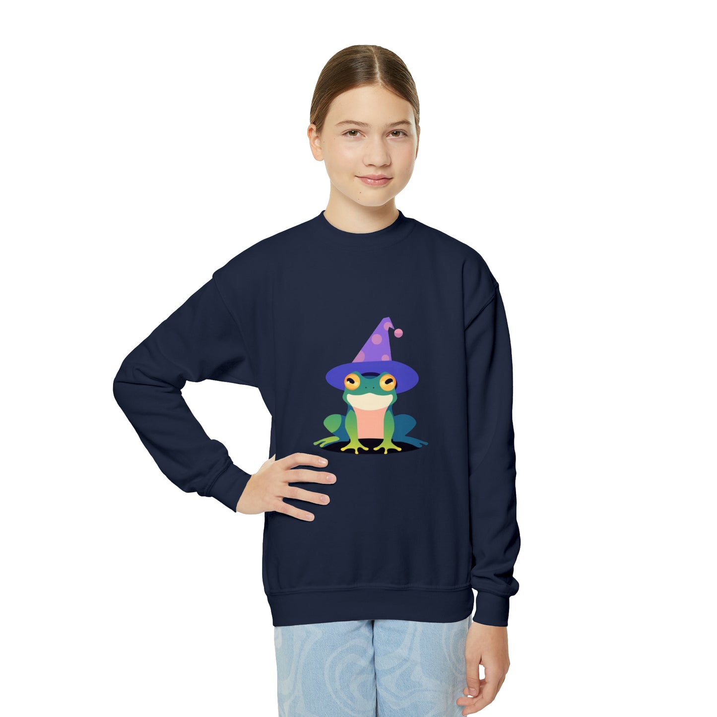 Wizard Frog Youth Crewneck Sweatshirt
