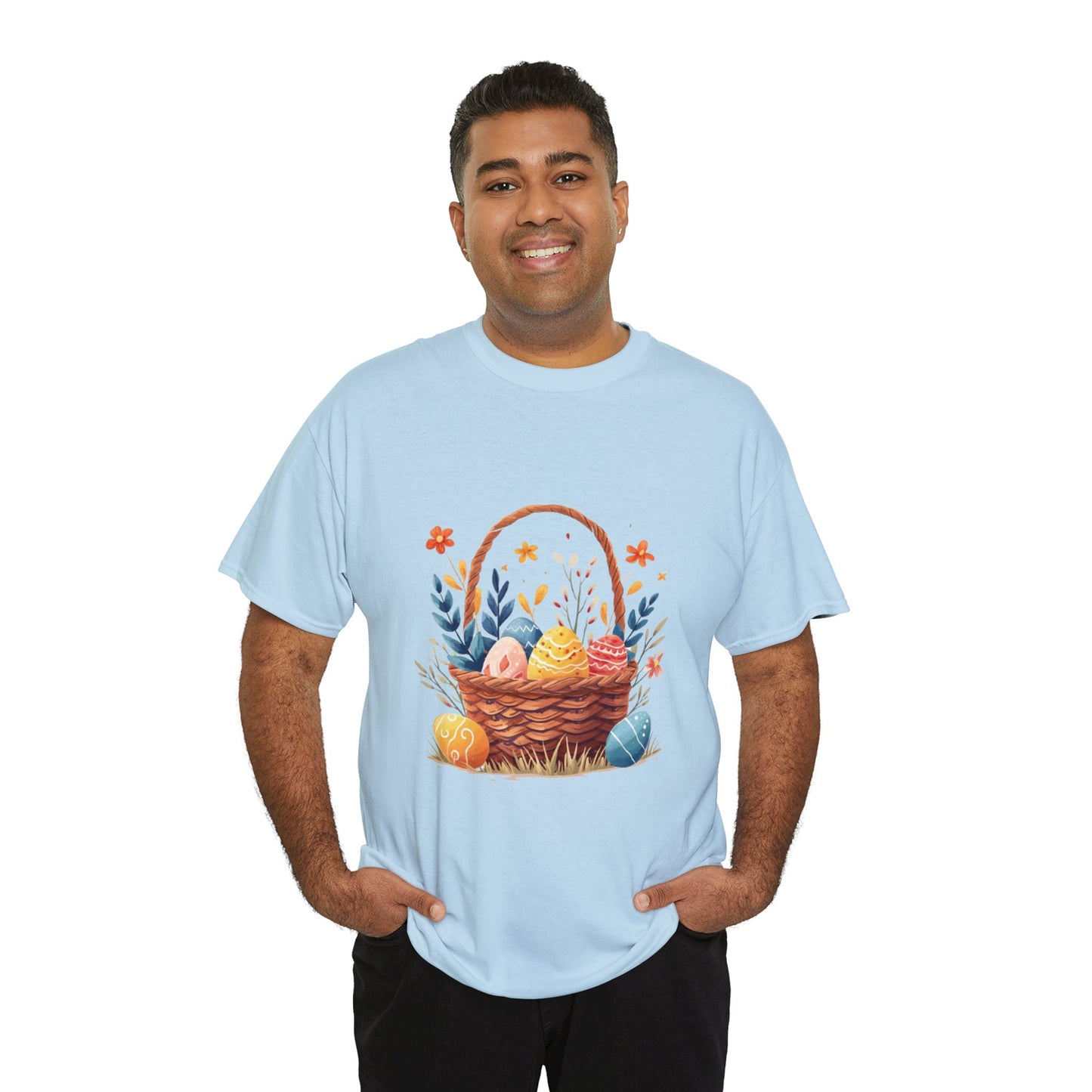 Easter Basket Unisex Heavy Cotton Tee
