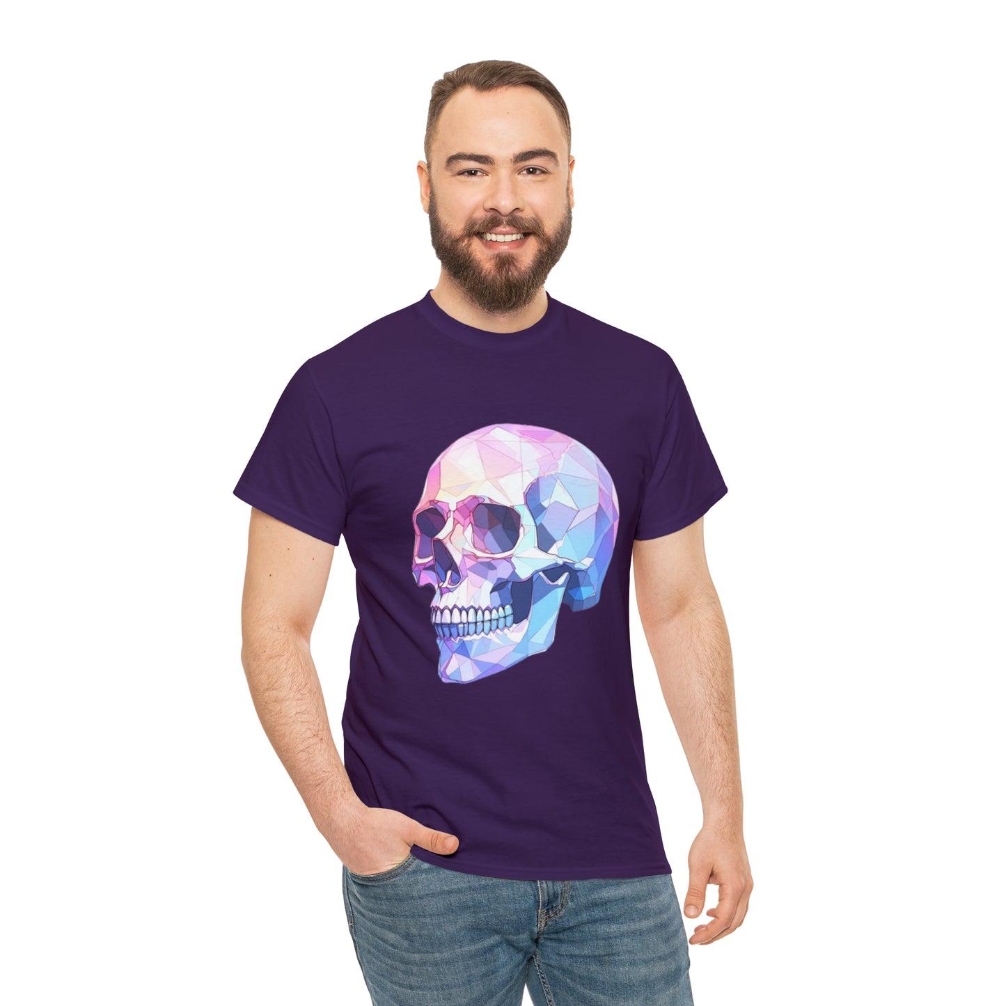 Geo Skull Unisex Heavy Cotton Tee