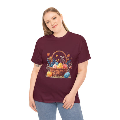 Easter Basket Unisex Heavy Cotton Tee