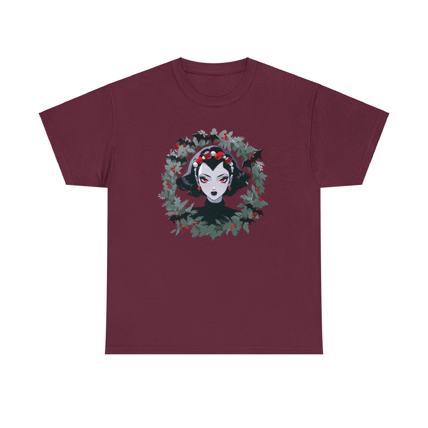 Vampire Wreath Unisex Heavy Cotton Tee