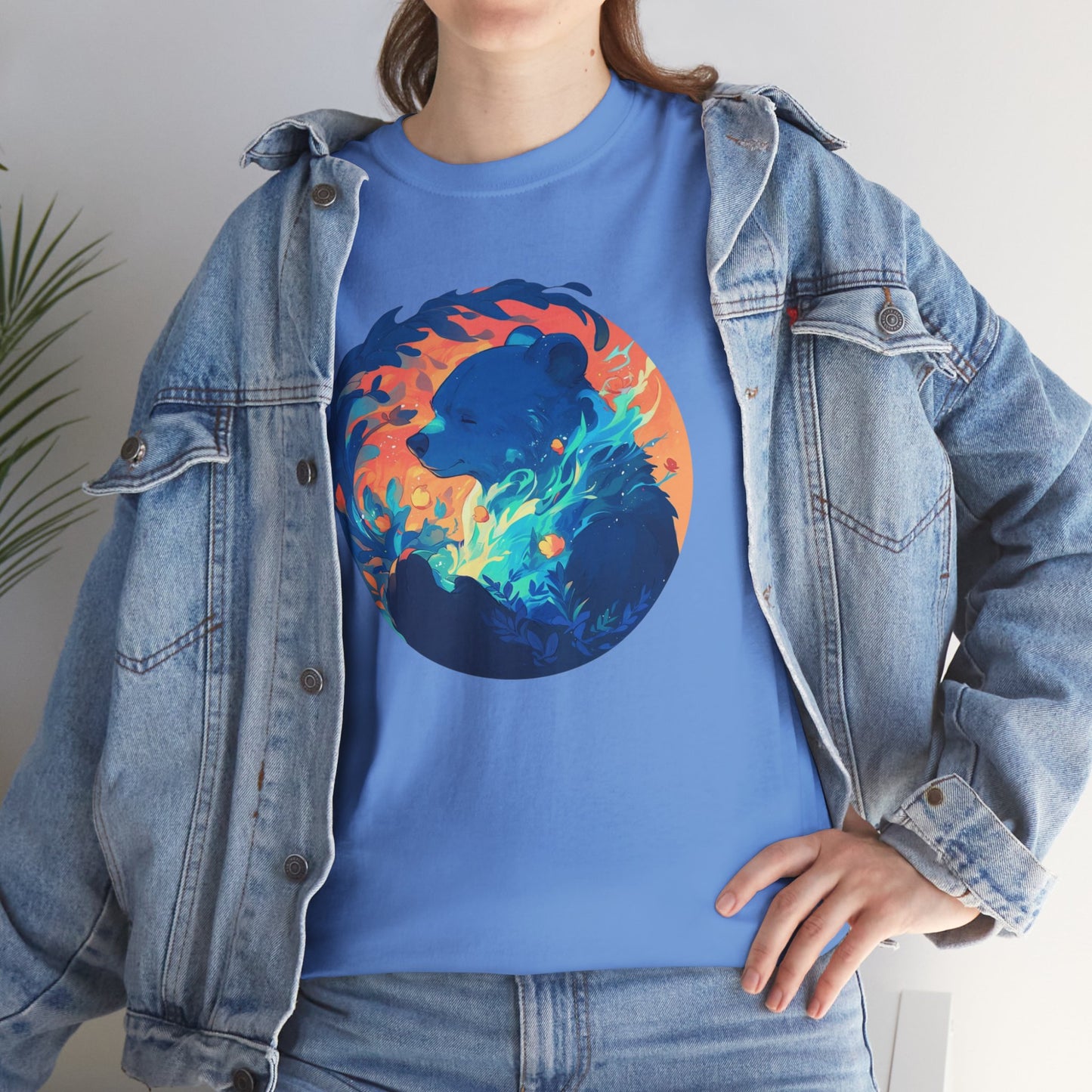 Elemental Bear Unisex Heavy Cotton Tee